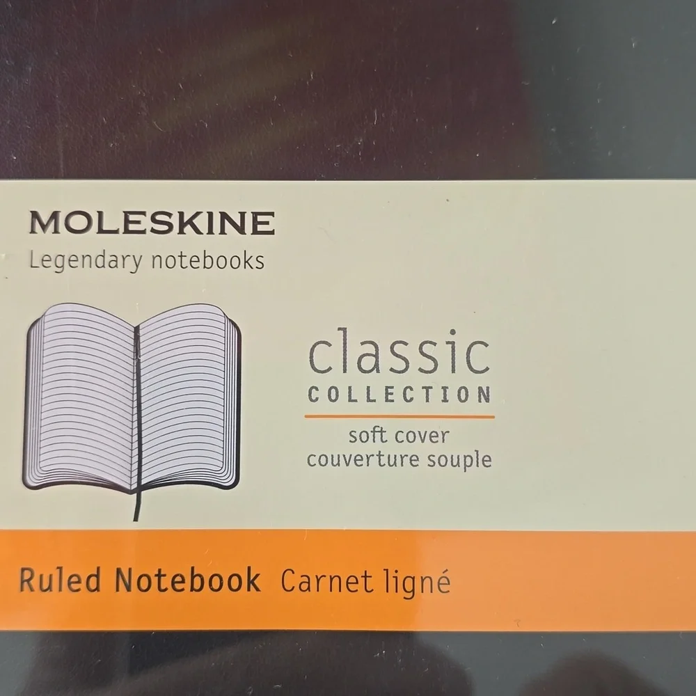 ❤️BUY 5 GET 3 FREE Moleskine Classic Notebook Soft Cover,Black,Retail $31.00 USD